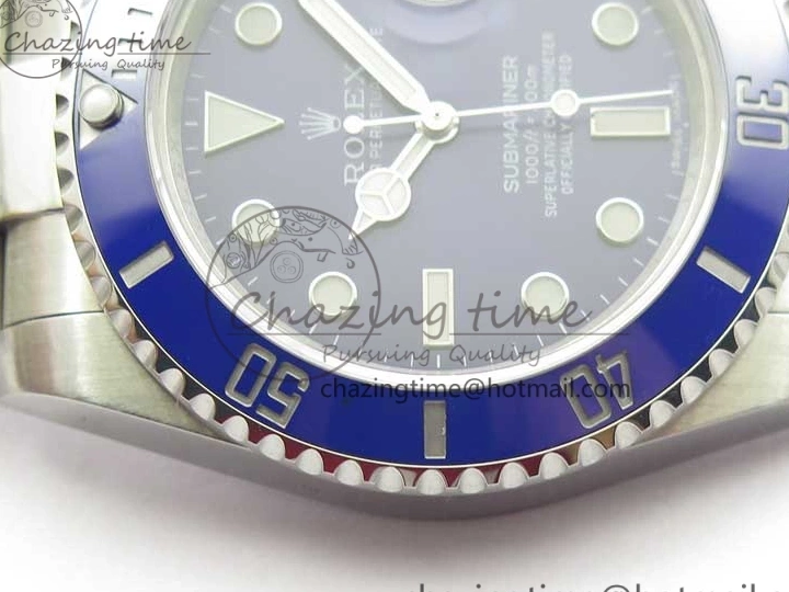 Submariner Ceramic Bp LB Edition 316L Best Dial SA3135 Blue Maker 1:1 V2 Blue on 116619 SS Bracelet 0411